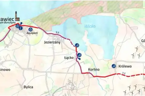 Najlepsze trasy rowerowe w Jarosławcu - mapa i atrakcje dla cyklistów