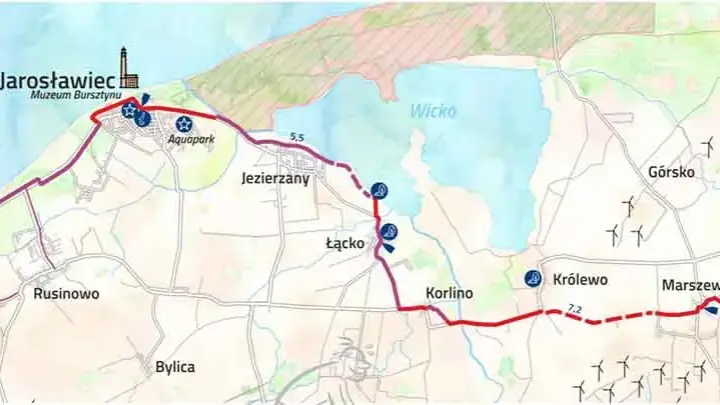 Najlepsze trasy rowerowe w Jarosławcu - mapa i atrakcje dla cyklistów