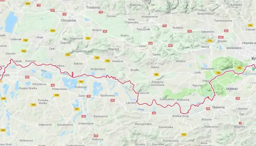 Trasa rowerowa Oświęcim Kraków - odkryj piękno i wyzwania szlaku